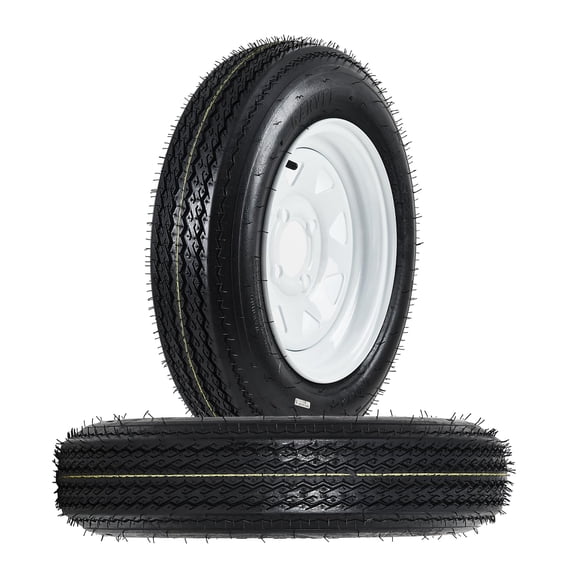 MERXENG, Trailer Tire and Wheel Assembly, 4.80-12, White - Walmart.com