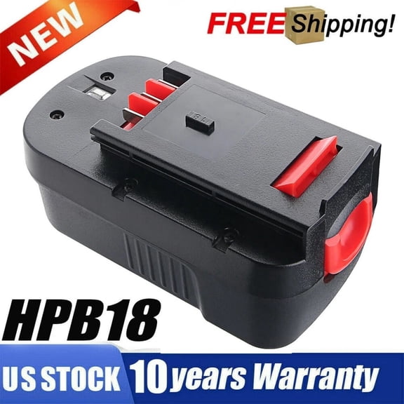 4.8Ah HPB18 Ni-Mh Replacement for Black and Decker 18V Battery HPB18 HPB18-OPE Compatible with Black Decker Battery 18 Volt Tools A1718 FS18FL Firestorm Cordless Power Tool