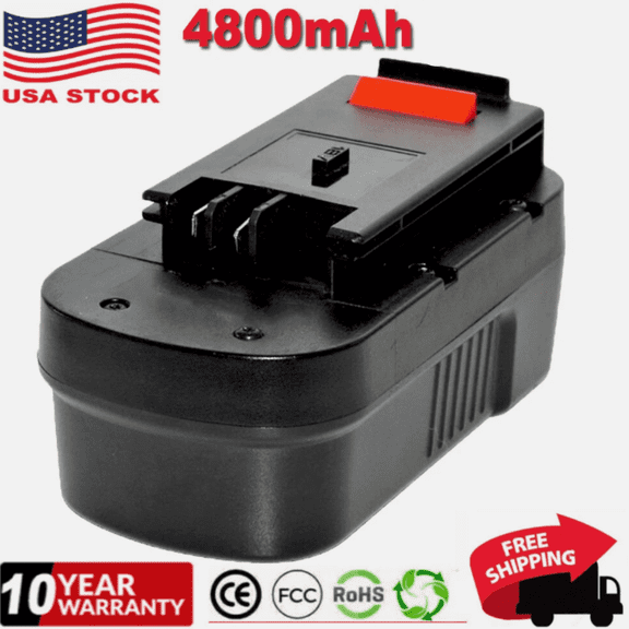 4.8Ah NI-MH Battery Pack 18V Replace for B&D HPB18 18 Volt HPB18-OPE