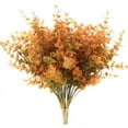 thumbnail image 1 of 4/8PCS Artificial Fall Flowers Outdoor UV Resistant Fake Plants Home Kitchen Plants Thanksgiving Room Farmhouse Floral Arrangements Indoor Outdoor Decor, 1 of 5