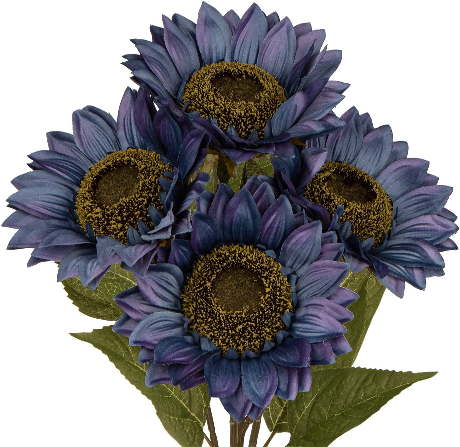 4/8PCS Sunflowers Artificial Flowers Long Stem Tall Fake Sunflower ...