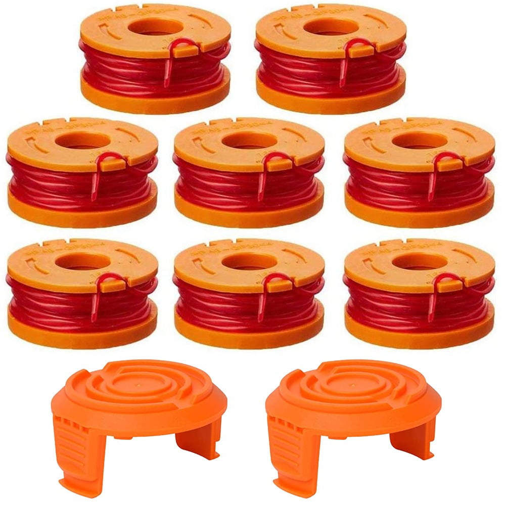 4 8Pack Trimmer Spool Line for Worx WG154 WG163 WG180 WG175 WG155