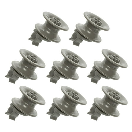 4/8Pcs 4581DD3002A Dishwasher Upper Rack Wheels Dishrack Roller Assembly Replacement Part for 4581DD3002A AP4437685