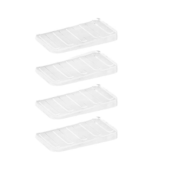 4/8Pcs Clear Furniture Leveling Shims Wedge Levelers Furniture Pad for Stability Cabinet Adjusters Cabinet Pad