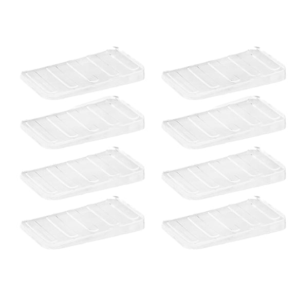 4/8Pcs Furniture Leveling Spacer Clear Furniture Leveling Shims Cabinet Leg Adjusters Wedges Gasket for Uneven Flooring