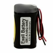 4.8V 1000mAh NiCD Battery w/ Wire Leads for Back-Up Power, GMRS Radios, Hobby