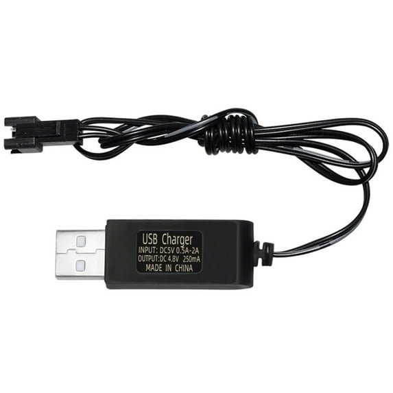 4.8V SM 2P Plug USB Charging Cable