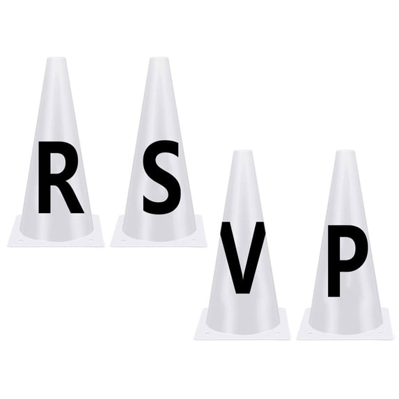 4/8pcs Equestrians Athletes Training Cones Dressage Cones Stackable Equestrians Training Cones with Letters Sign Enduring