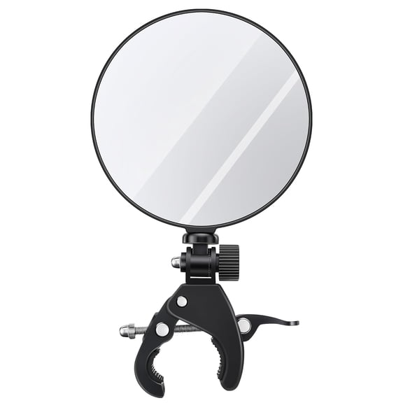 4.9'' Large Expandable Inspection Mirror, 180Tilt & 360Rotate Adjustable Inspection Mirror for Gutters, Roof, Duct, Under Vehicle