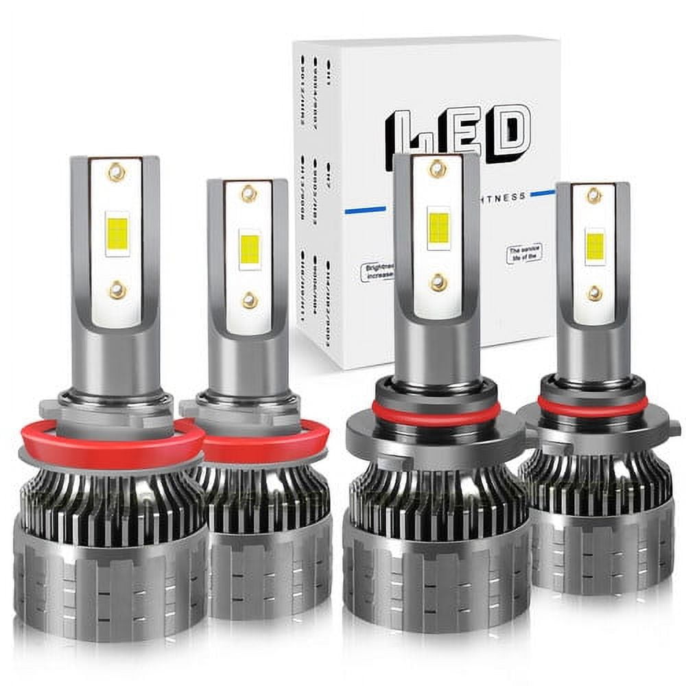 Pathfinder Led Kit 4* 9005 H11 Combo LED Headlight Bulbs KIT for 2013-2018 Nissan ...