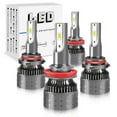 thumbnail image 1 of 4* 9005 H11 Combo LED Headlight Bulbs KIT for 2013-2020 Chevrolet Trax High Low Beam, 1 of 12