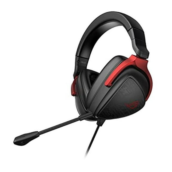 4.92 ft. ROG Delta S Core Gaming Headset, Black & Red