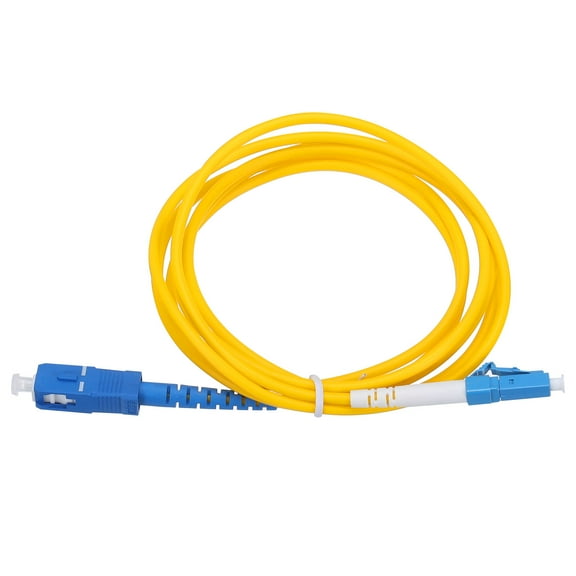 4.92Ft Single-mode Simplex Fiber Optic Patch Cable SC to LC for Router Switches Transceivers
