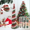 thumbnail image 1 of 4.92ft Realistic Artificial Christmas Tree, Christmas Tree Festival Lights Atmospheres Folding Decoration Party Christmas Tree Mini Christmas Trees, 1 of 6