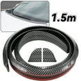 thumbnail image 1 of 4.9ft 3D Carbon Fiber Car Rear Wing Lip Spoiler Tail Trunk Roof Trim Luxury Kit, 1 of 5