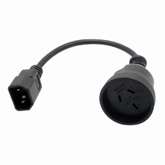 4.9ft IEC320 C14 to SAA AU 3pin Power Adapters Cable Conversion Cord Wire