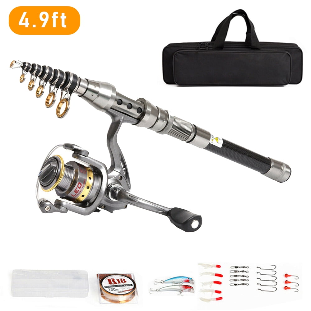 9 ft telescopic fishing rod Mitchell Catch Spin | 6 | 7 Ft | 8 Ft | Ft Excellent for kids and adults 4.9ft Telescopic Fishing Rod Pole