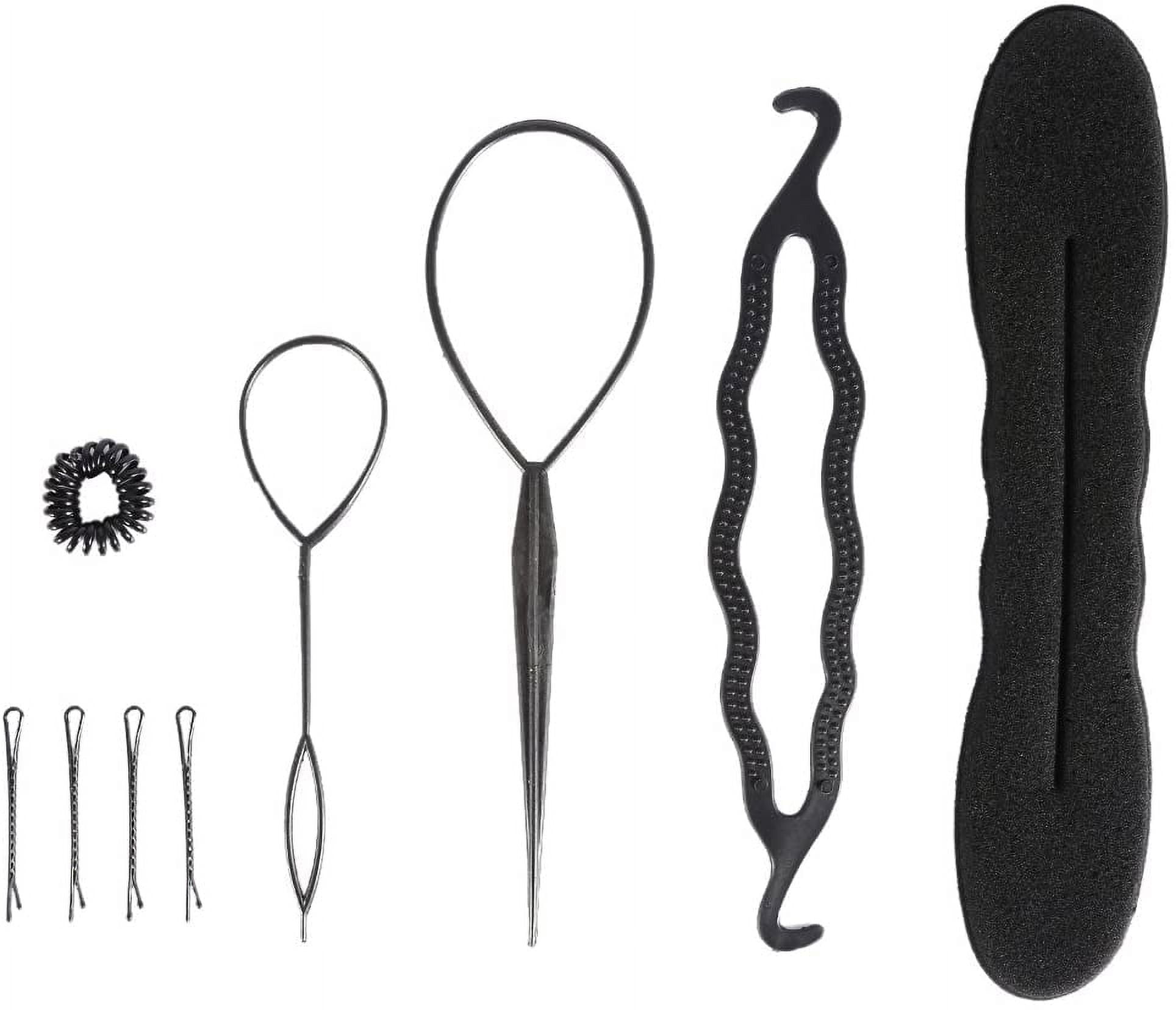 4/9pcs Hair Braiding Set, Hair Bun Maker Hairpin Hair Braid Pull