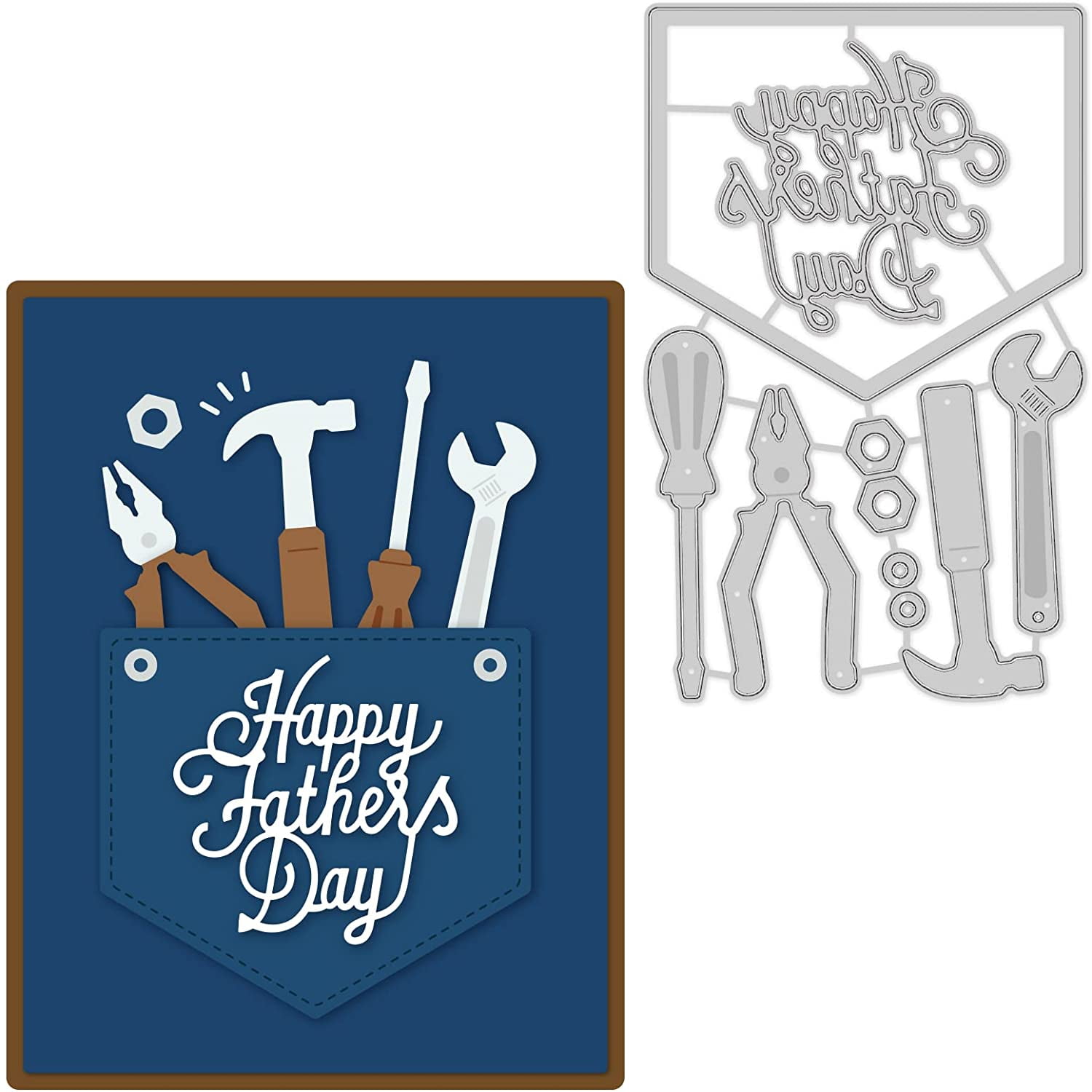 4.9x3.2inch Happy Father's Day Themed Hardware Tools Pattern Metal Cutting Dies Embossing Stencil Template for DIY Crafts Scrapbook Photo Album Decor Card Making - Walmart.com 4-9x3-2inch-happy-father-s-day-themed-hardware-tools-pattern-metal-cutting-dies-embossing-stencil-template-for-diy-crafts-scrapbook-photo-album-decor-card-making-walmart-com