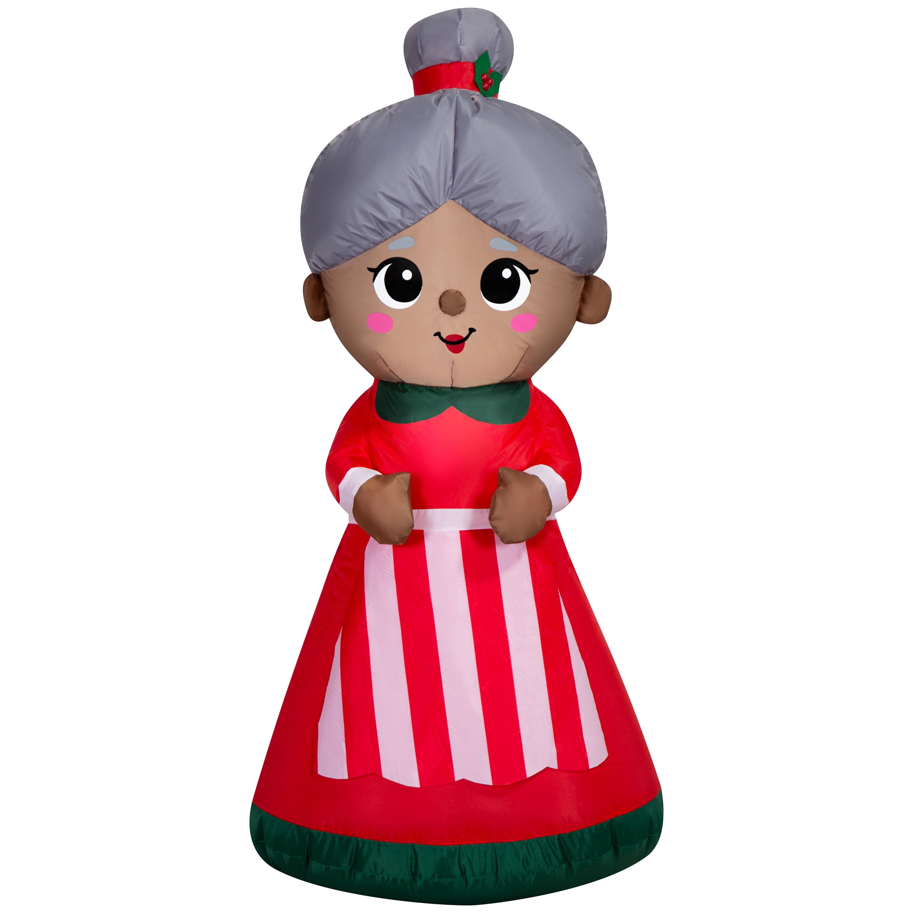 Multicolor Mrs. Claus Christmas Airblown Yard Inflatable, 4', by Holiday Time