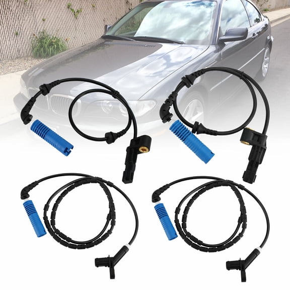 4 ABS Wheel Speed Sensor Front Rear Left&Right for BMW 325CI 325I 330CI 330I U1