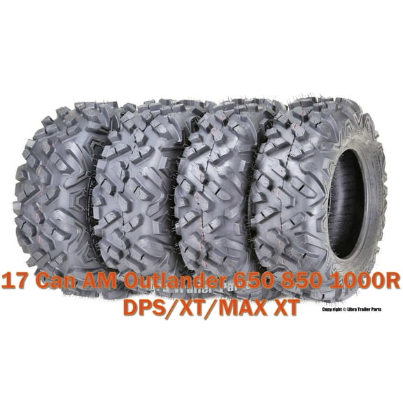 4 ATV Tires 26x8-14 & 26x10-14 for 17 Can AM Outlander 650 850 1000R DPS/XT/MAX XT