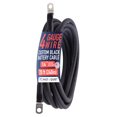thumbnail image 1 of 4 AWG Battery Cable with Battery Terminals, Pure Copper Wire, Automotive, Solar Power Inverter, Welding, Golf Cart, Lawn Mower, Motorcycle (Black Wire, 20 FT (240 in), 1/4" Lugs on Both Ends, 1pc), 1 of 6