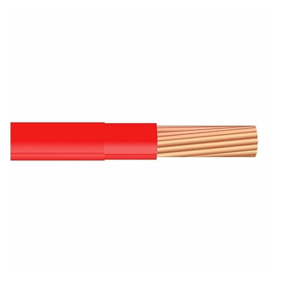 4 AWG THHN Stranded Copper Building Wire 600V (Red, 50FT)