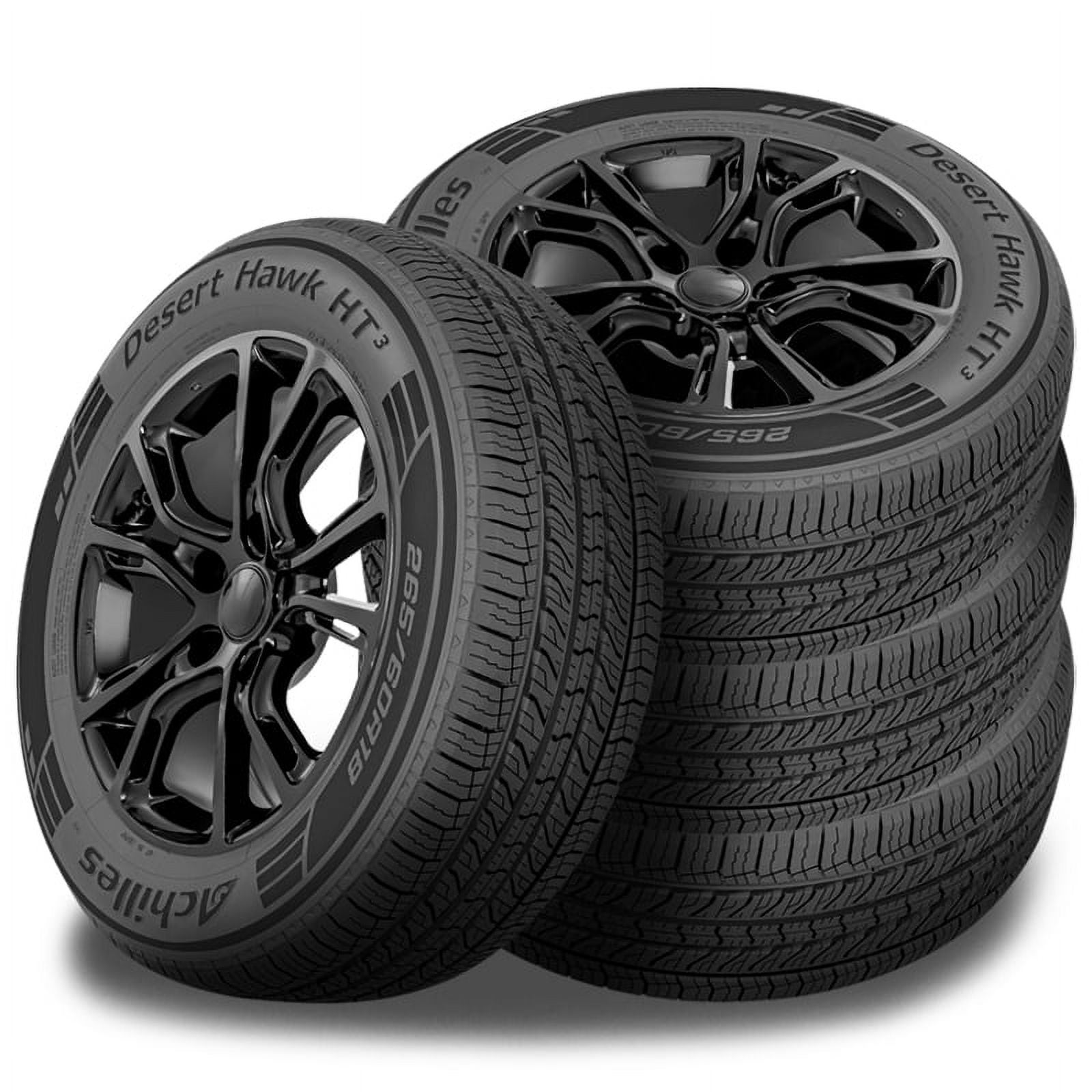 4 Achilles Desert Hawk HT3 225/55R19 99V All Season Highway Tires 60K Warranty AC000000ADH21 / 225/55/19 / 2255519