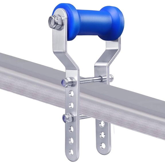 4" Adjustable Keel Roller with Panel Bracket Assembly Galvanized Steel Fit 2" Tongue