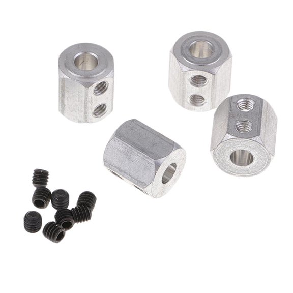 4 Alloy Wheel Rim Hex Adapter 12x13mm 08065 For 1/10 HSP RC Car Truck