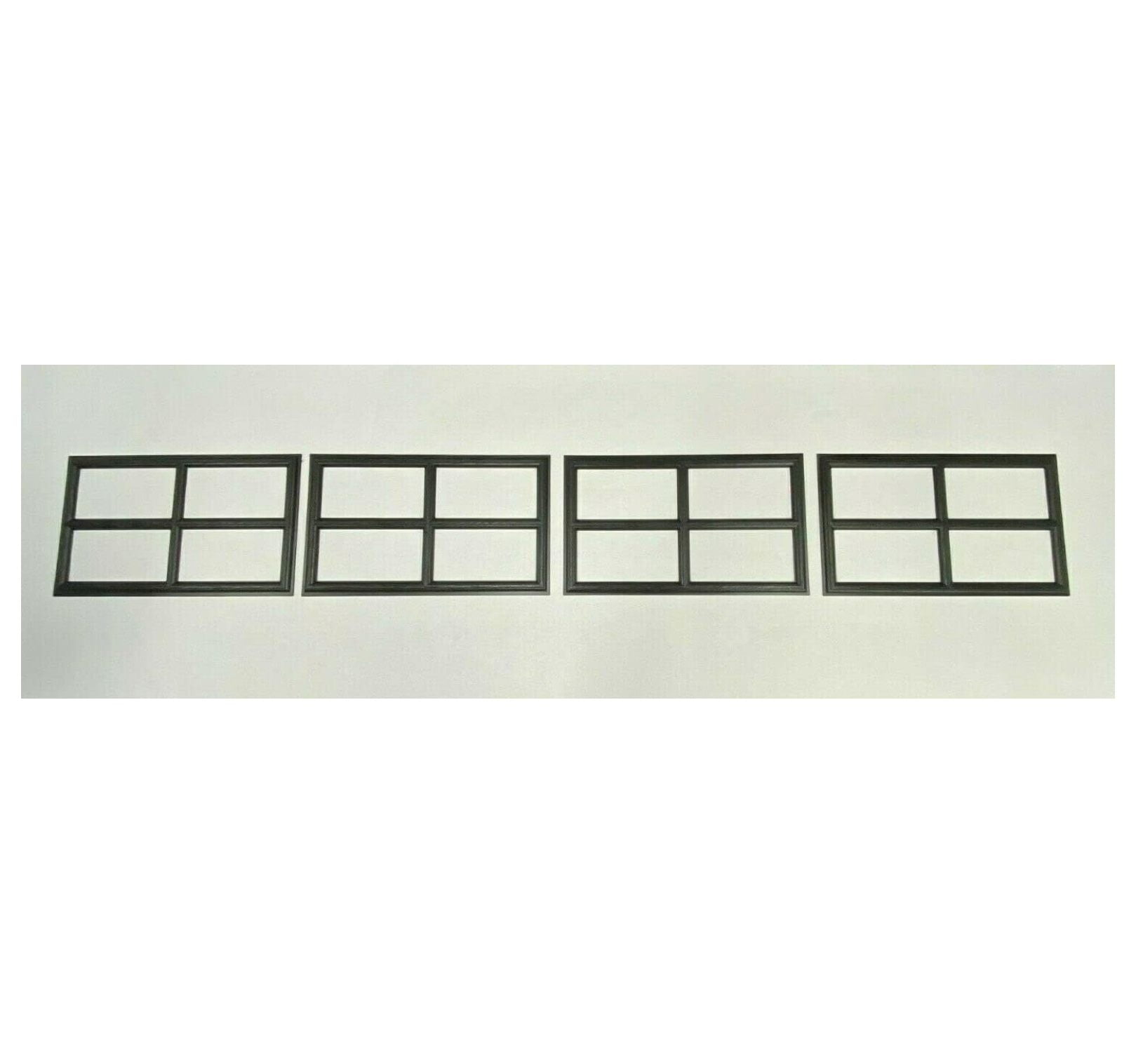 4 Inserts De Rechange Gris Pour Porte De Garage Amarr Stockton - Panneau Long (neuf)