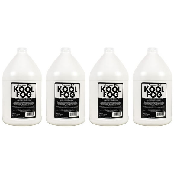 (4) American DJ Kool Fog 1 Gallon Fog/Mist Fluid/Juice for Mister Kool