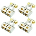 thumbnail image 1 of 4 American Terminal ABTC300P 0/2/4/6/8 AWG Single Positive Power Battery Terminal Connectors Chrome, 1 of 8
