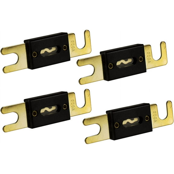 4 American Terminal ANL80GL 80 Amp Gold-Plated ANL Fuse with Status Indicator