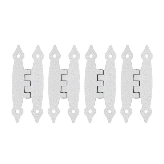 4 Antique Hshaped Hinges In Robust Cast Iron For Cabinet Doors And More