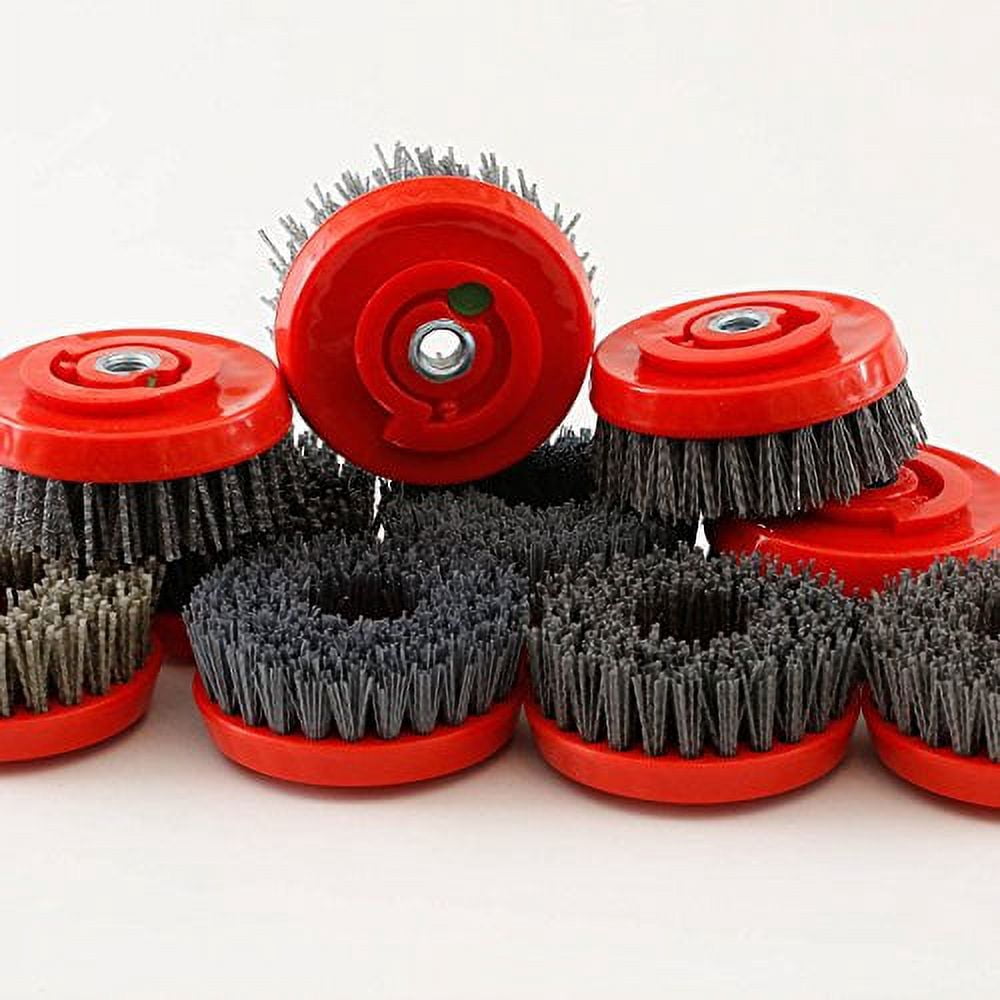Picture Idea: 4 Antiquing Silicone Carbide Brushes 7 Piece Grit 36 To