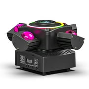 2-Arm Moving Head Light 105W RGBW LED Disco Stage Lighting Beam DMX for Party DJ
