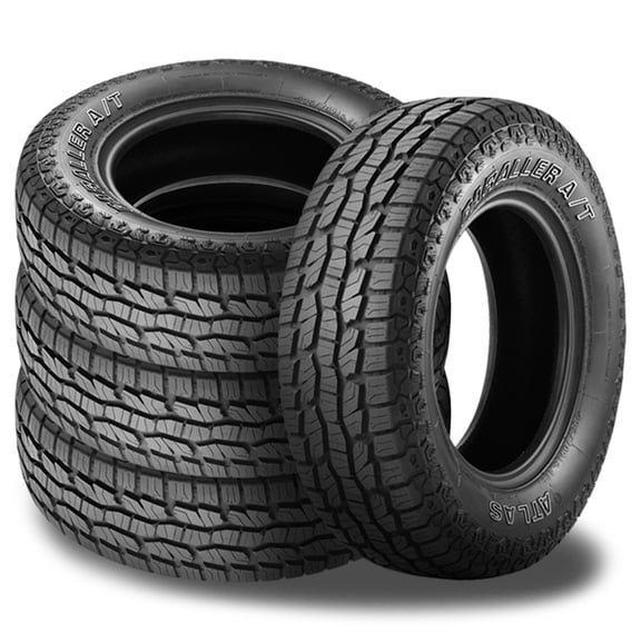 4 Atlas Paraller AT 235/75R15 104/101R LR C / 6 PLY All Terrain Tire 50K MILE 221021087 / 235/75/15 / 2357515