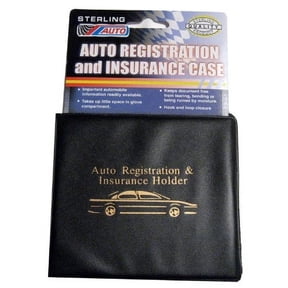 4 Auto Car Truck Registration Insurance Document Holder Wallet Case Id Card NEW
