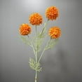 thumbnail image 1 of 4 Autumn Chrysanthemums*1 Clearance! Faux Pompon Mum Artificial Flowers Rustic Chrysanthemums with Stems for Wedding Filler Diy Bouquet Centerpieces Terracotta Arrangements Decorations, 1 of 4