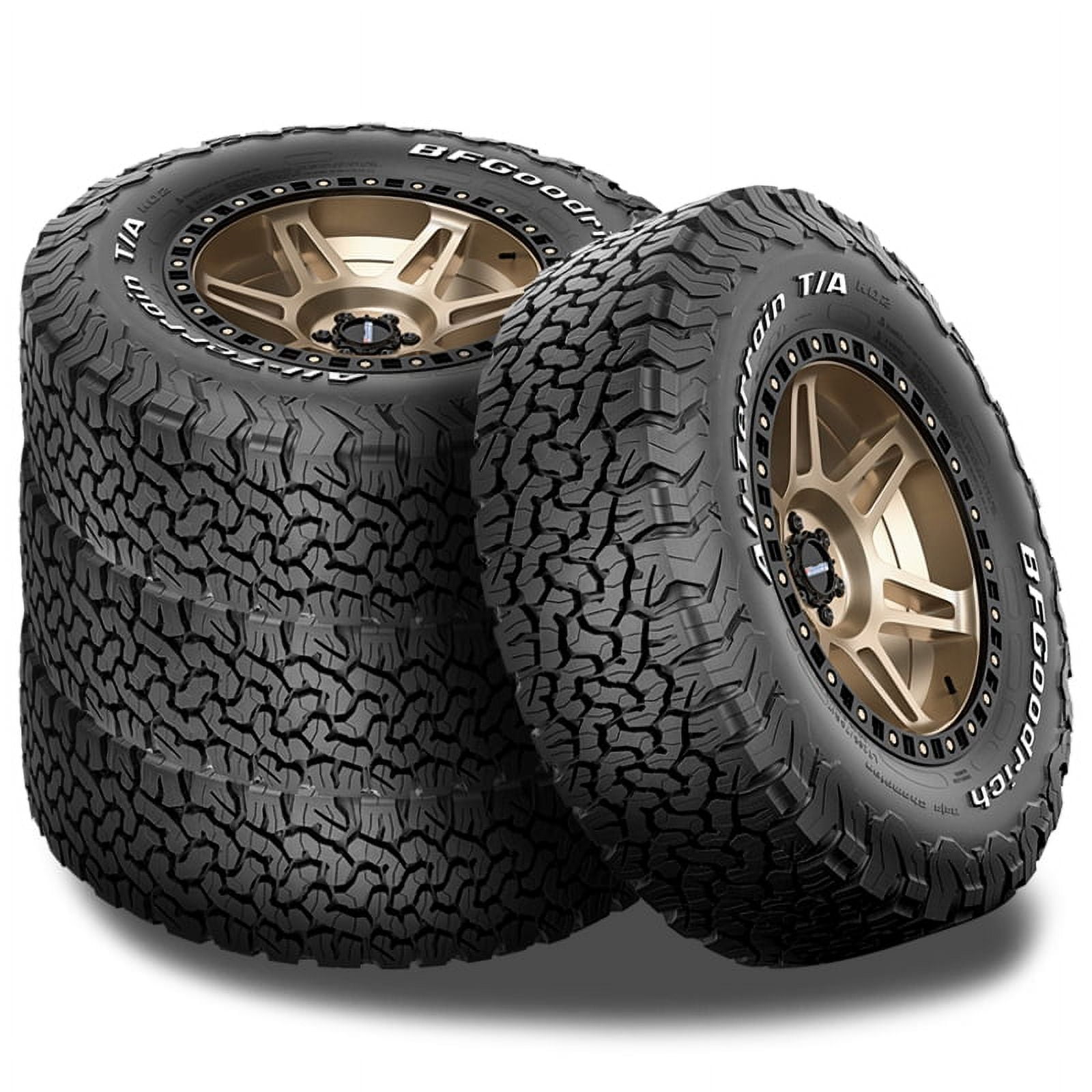 4 BFGoodrich All Terrain T/A KO2 LT 265/65R17 120/117S RWL 10/E Truck SUV  Tires BF16681 / 265/65/17 / 2656517