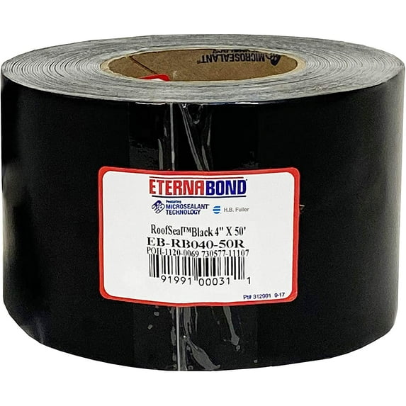 4" BLACK Eternabond Roof Leak Repair Tape Patch Seal (30 Feet)
