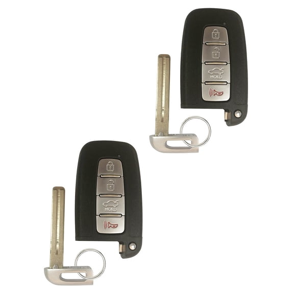 4 BUTTON Smart Prox Key FOB Remote for 2011-2014 Hyundai Sonata SY5HMFNA04 315 MHz 46chip (2 pack)