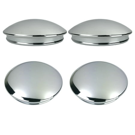 4 Baby Moon 7.5" Smoothie Rally Wheel Center Caps 8" inch Outside Diameter