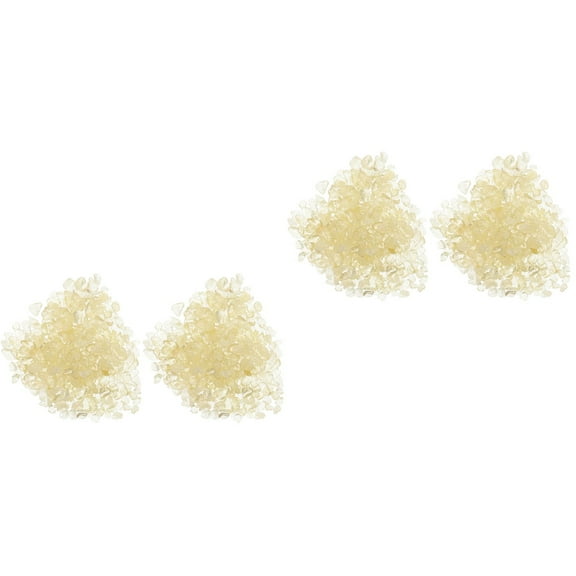 4 Bags Citrine Stone Crystal Cristmas.decoration Ornaments Aquarium Irregular Gravel Rock Fish Tank Rocks Natural Stones Aromatherapy Delicate