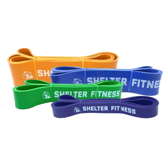 4-Band - 515lb Heavy Resistance Band Bundle