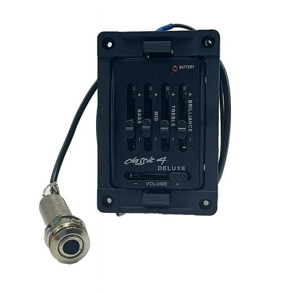 4 Band EQ Preamp Classic 4 Deluxe Guitar Pickups for Classical Acoustic Instruments Accessories Parts