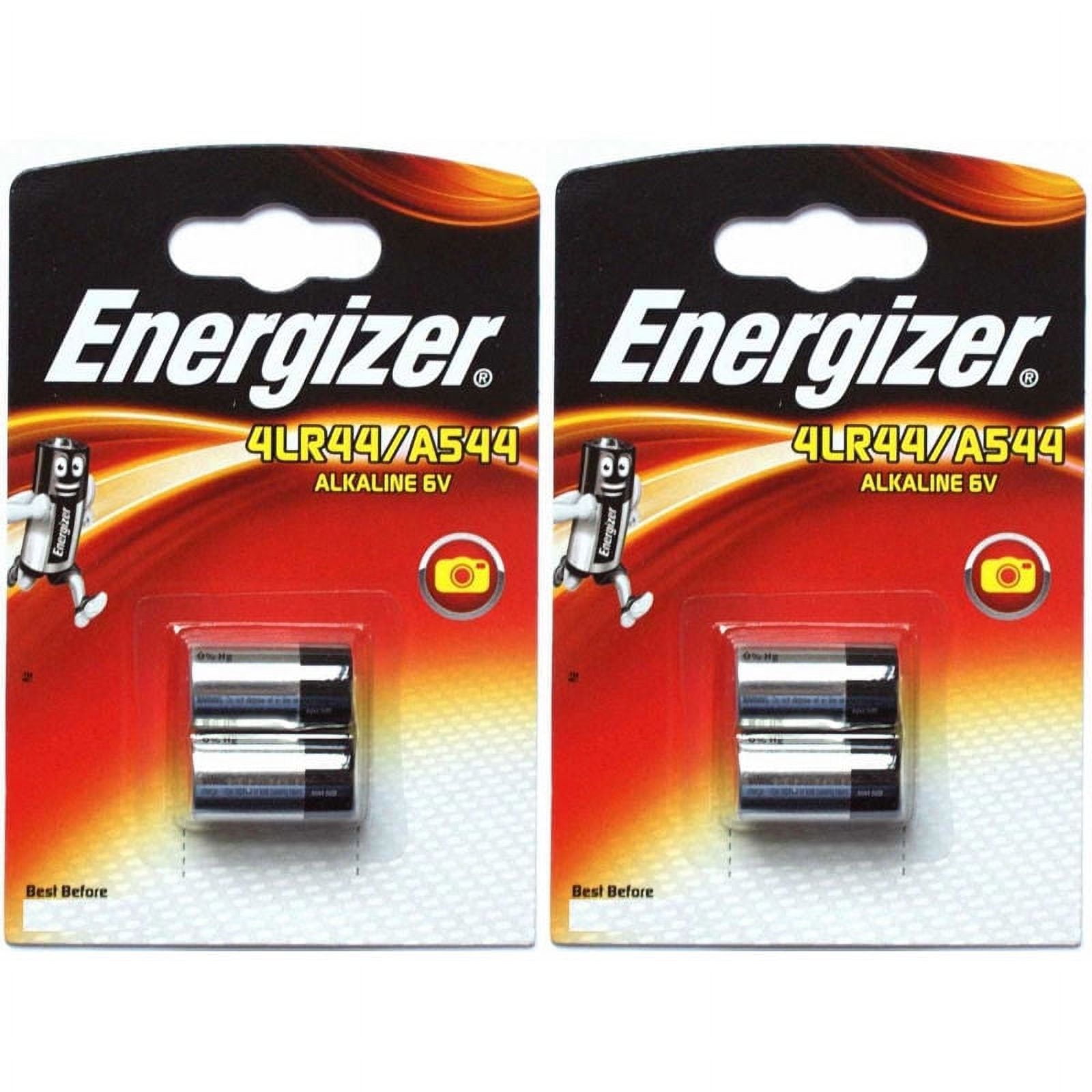 4 Batteries - Energizer A544, 476A, 4LR44, GP476 K28L L1325 PX28A ...