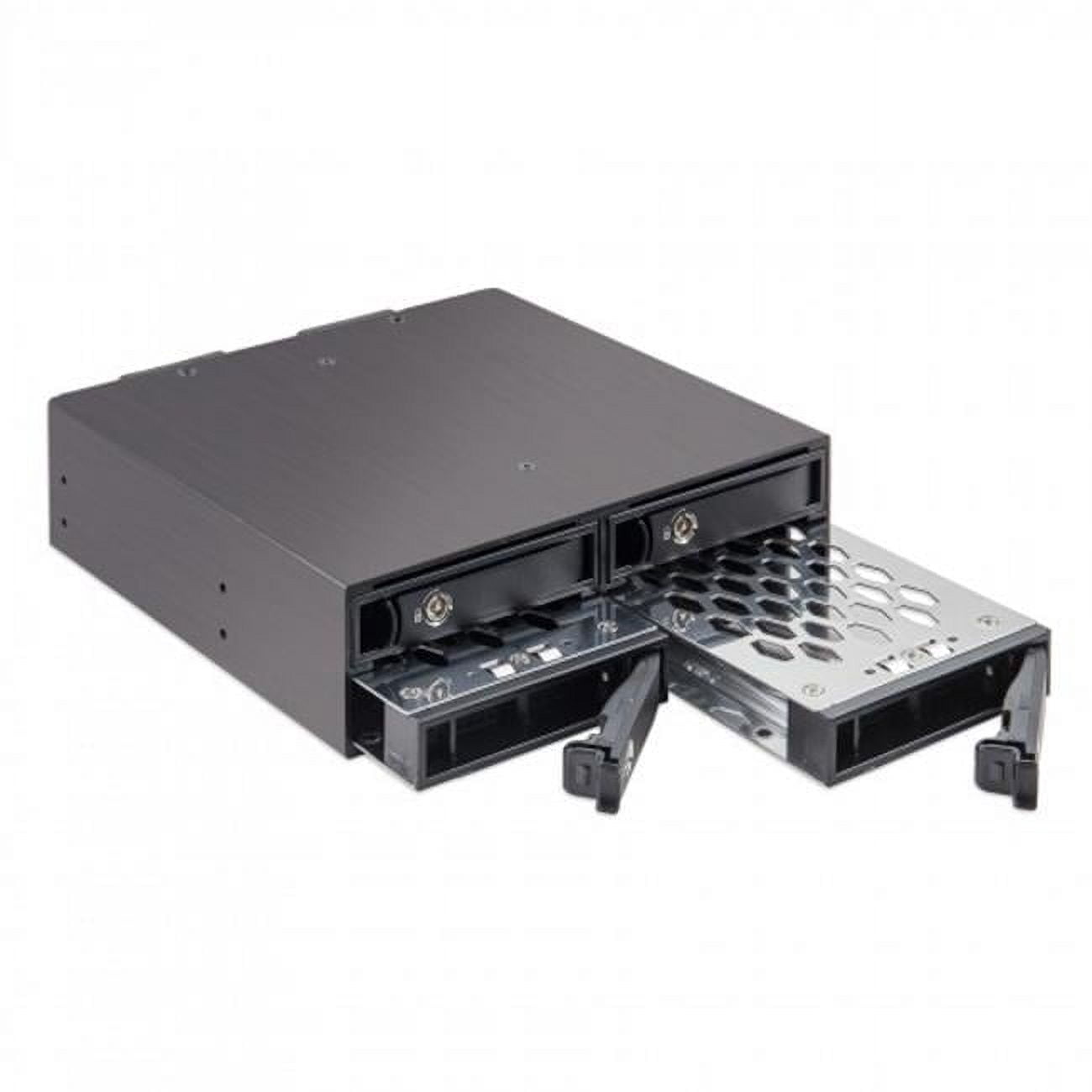 Sata Drive Rackmount 4 Bay 2.5 in. SATA Drive Mobile Rack for 5.25 in. Drive Bay - Walmart.com